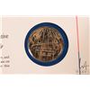 Image 3 : 1977 Royal Mint double medallion First Day Covers collector set "Celebration of the flight of Charle