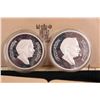 Image 3 : 1977 Royal Mint double coin collector set "The Hashemite of Jordan" including 2.5 and 3 Dinars in .9