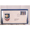 Image 1 : 1975 Franklin "Bermuda" First Day Cover and .900 proof 100 dollar gold coin to commemorative Royal V