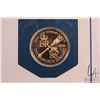 Image 3 : 1975 Franklin "Bermuda" First Day Cover and .900 proof 100 dollar gold coin to commemorative Royal V