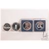 Image 1 : Four Canadian one dollar coins including 1988 Edmonton Universiade, 1988 Les Forges du St.-Maurice a