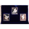 Image 2 : 1976 Canada Post Montreal XXI Olympiad .999 fine silver stamp medallions, each with depiction of ath