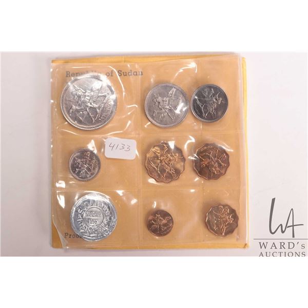1967 "Republic on Sudan" mint coin set