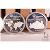 Image 14 : 1976 Royal Canadian Mint Canadian Olympic sterling silver proof coins sets, each depicting various a