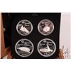 Image 4 : 1976 Royal Canadian Mint Canadian Olympic sterling silver proof coins sets, each depicting various a