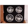 Image 6 : 1976 Royal Canadian Mint Canadian Olympic sterling silver proof coins sets, each depicting various a