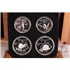 Image 8 : 1976 Royal Canadian Mint Canadian Olympic sterling silver proof coins sets, each depicting various a