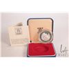 Image 1 : 1977 Royal Mint " Mauritius, Queen Elizabeth II Accession" 25 rupees .925 silver coin in presentatio