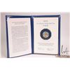 Image 1 : 1976 Franklin Mint "Belize" 14kt 100 dollar gold coin with folder and certificate (6.21 grams of .50