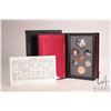 Image 1 : 1990 Royal Canadian Mint "Kelsey with Natives and Buffalo" double dollar proof set with case and cer
