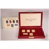 Image 1 : 1953-1978 sterling silver and gilt stamps to commemorate the 25th anniversary of the coronation of Q
