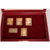 Image 3 : 1953-1978 sterling silver and gilt stamps to commemorate the 25th anniversary of the coronation of Q