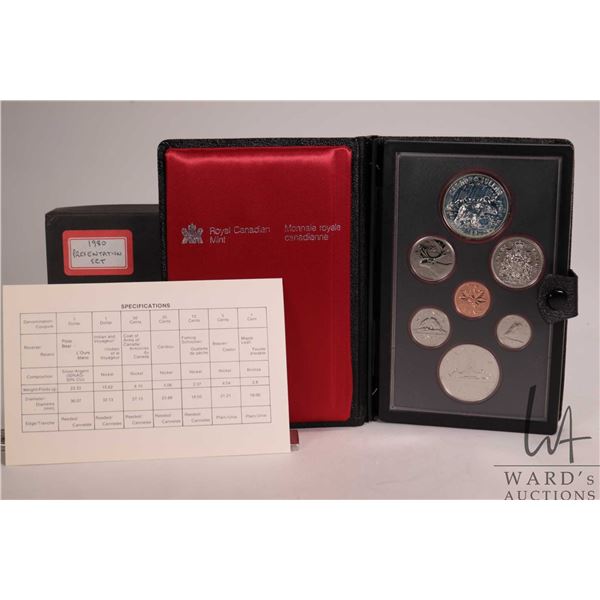 1980 Royal Canadian Mint "Polar Bear" with case and certificate