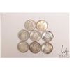 Image 1 : Eight Canadian silver fifty cent pieces including 1960, 5 X 1964 and 2 X 1965