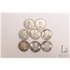 Image 2 : Eight Canadian silver fifty cent pieces including 1960, 5 X 1964 and 2 X 1965