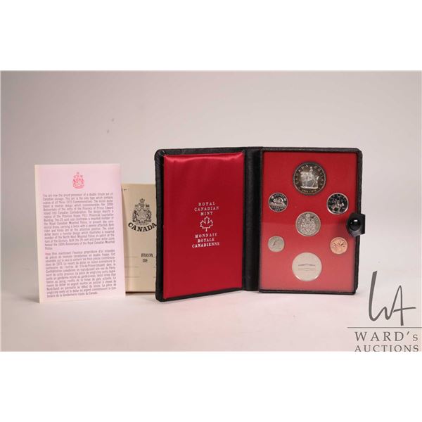 1973 Royal Canadian Mint "RCMP" double dollar proof set with case and certificate