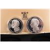 Image 3 : 1978 Royal Mint "Republica de Columbia" two .925 sterling silver collector coin set including 500 pe