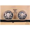 Image 2 : 1978 Royal Mint "Botswana" two .925 sterling silver collector coins including 5 pula and 10 pula, in