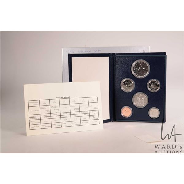 1982 Royal Canadian Mint specimen set with case and certificate