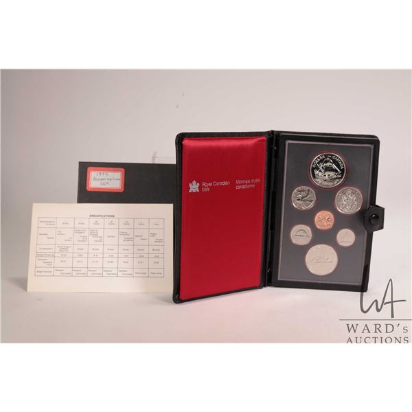 1979 Royal Canadian Mint "The Griffon" double dollar proof set with case and certificate