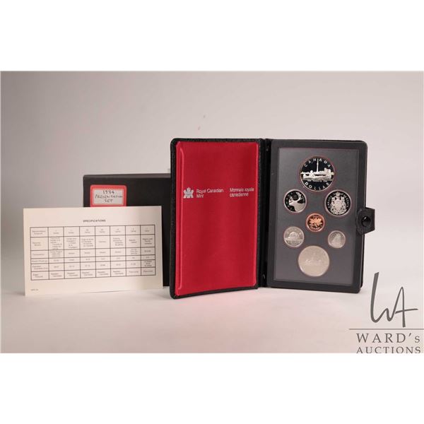 1984 Royal Canadian Mint "Toronto" double dollar proof set with case and certificate