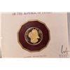Image 3 : 1975 Franklin Mint "Republic of Panama" .900 proof 100 balboa gold coin with folder and certificate 