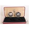 Image 1 : 1976 Royal Mint "Malaysia" two .925 sterling silver collector coins including 15 riggit and 25 riggi