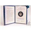 Image 1 : 1975 Franklin Mint "Belize" 14kt 100 dollar gold coin with folder and certificate. (6.21 grams of .5
