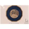 Image 3 : 1975 Franklin Mint "Belize" 14kt 100 dollar gold coin with folder and certificate. (6.21 grams of .5