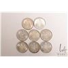 Image 1 : Eight Canadian fifty cent coins including 1959, 1960, 1962, 2 X 1963, 1964, 1965 and 1966