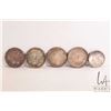 Image 1 : Five Canadian 1967 coins including four $1 and one .50 cent