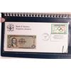 Image 8 : Folio containing four "Bank of Jamaica" first day covers from November 1st 1976 with bank note motif