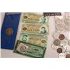 Image 3 : Large selection collector coins and tokens including Klondike dollars, Edmonton Eskimo bills, Jasper