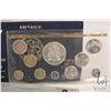Image 2 : 1979 Monnaie De Paris "Fleurs de Coins' mint coin set with folder. (30 grams of .925 silver)