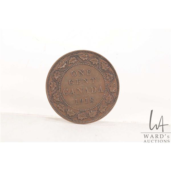 1918 Canadian large penny