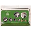 Image 2 : 1976 Franklin Mint "National Coinage of Guyana" proof set including $10 coin in .925 sterling silver