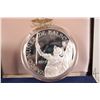 Image 2 : 1977 Franklin Mint "Panama" large 20 Balboa 3.854 oz., .925 sterling silver coin featuring Spanish e