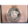 Image 3 : 1977 Franklin Mint "Panama" large 20 Balboa 3.854 oz., .925 sterling silver coin featuring Spanish e