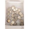 Image 1 : Forty Canadian quarters, all 1967 or prior