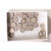 Image 1 : Forty Canadian quarters, all 1967 or prior