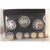 Image 2 : 1974 Franklin Mint Coinage of Belize "Avifauna of Belize Birds" eight piece silver coin set with pre