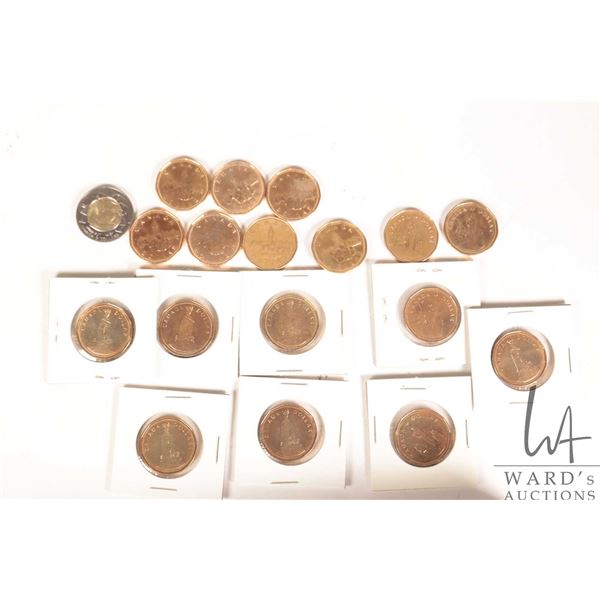 Seventeen Canadian loonies and a Nunavut toonie