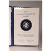 Image 2 : 1975 Franklin Mint "Barbados" 14kt 100 dollar gold coin with folder and certificate. (6.21 grams of 