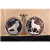 Image 2 : 1970 Royal Mint "National Bank of Ethiopia" two .925 silver collector coin set including 10 birrs an