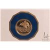 Image 3 : 1975 Franklin Mint "Papua New Guinea" .900 proof gold 100 kina coin with folder and certificate. (9.
