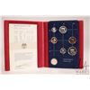 Image 1 : 1988 Muntset Nederland Kwaliteit seven coin proof set in folio