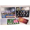 Image 1 : Selection of Canadian collector coins including 1999 calendar quarters with toonie, 2000 Millenium c