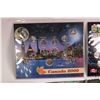 Image 3 : Selection of Canadian collector coins including 1999 calendar quarters with toonie, 2000 Millenium c