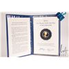 Image 1 : 1975 Franklin Mint "Cook Islands" .900 proof 100 dollar gold coin with folder and certificate. (9.6 