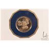 Image 3 : 1975 Franklin Mint "Cook Islands" .900 proof 100 dollar gold coin with folder and certificate. (9.6 